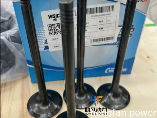 Weichai WD12C intake valves exhaust valves 612600050073 612600050025 original parts quick delivery to global area